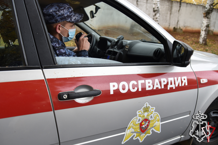 В Удмуртии сотрудники вневедомственной охраны войск национальной гвардии задержали подозреваемого в угоне автомобиля