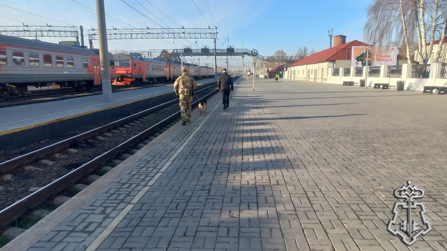 В Удмуртии сотрудники Росгвардии обеспечили безопасность во время прибытия «Поезда Победы» (видео)