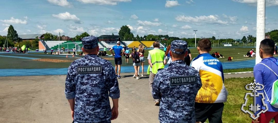 Росгвардейцы обеспечивают правопорядок при проведении Республиканских летних спортивных сельских игр в Удмуртии