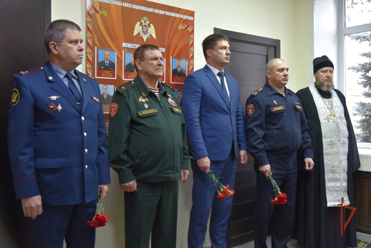 В Управлении Росгвардии по Удмурткой Республике состоялось открытие стены памяти сотрудникам, погибшим при выполнении служебного долга